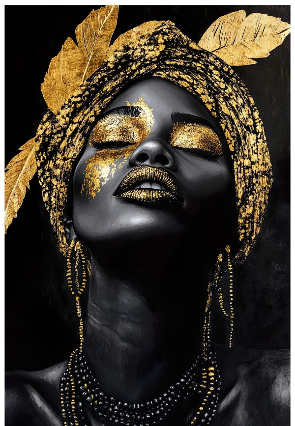 Afrikanische Königin Wandbild