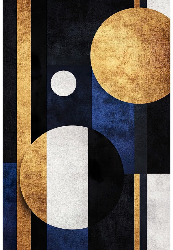 Wandbild Wohnzimmer Abstrakt Blau