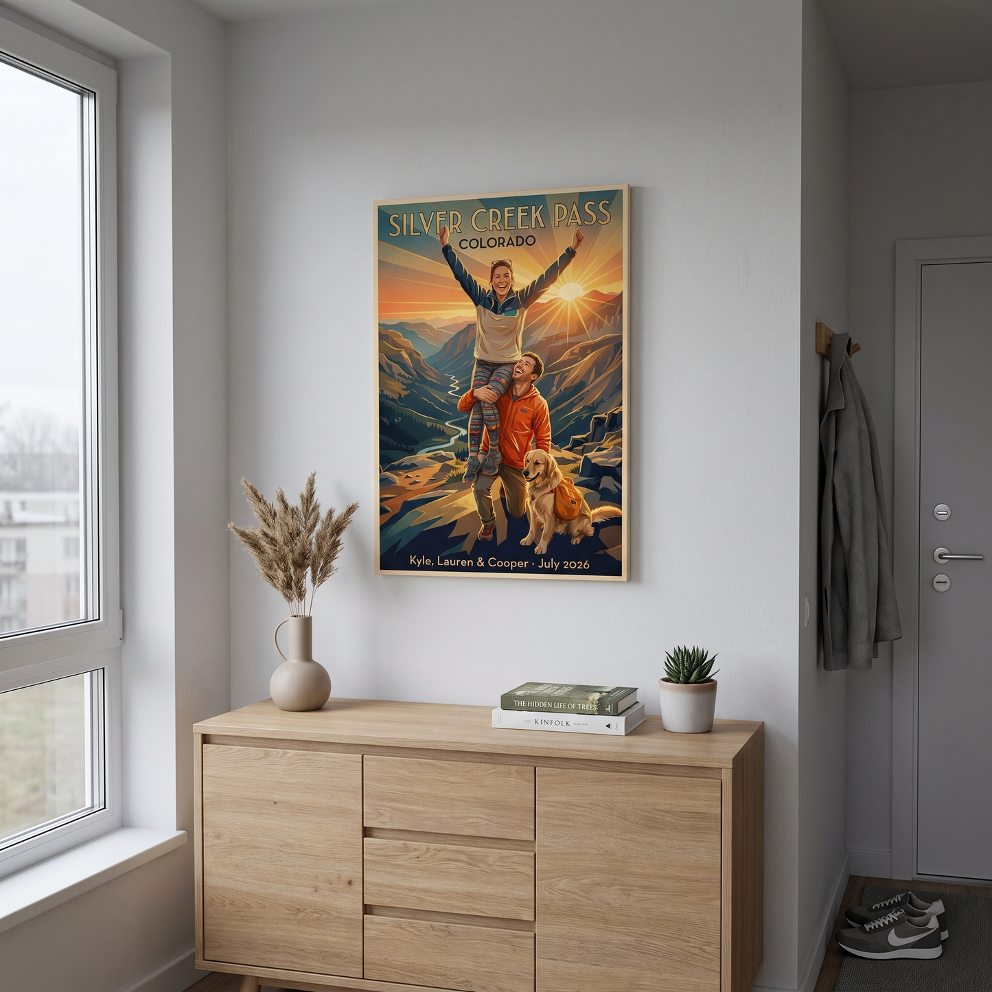 Custom Vintage Hiking Canvas