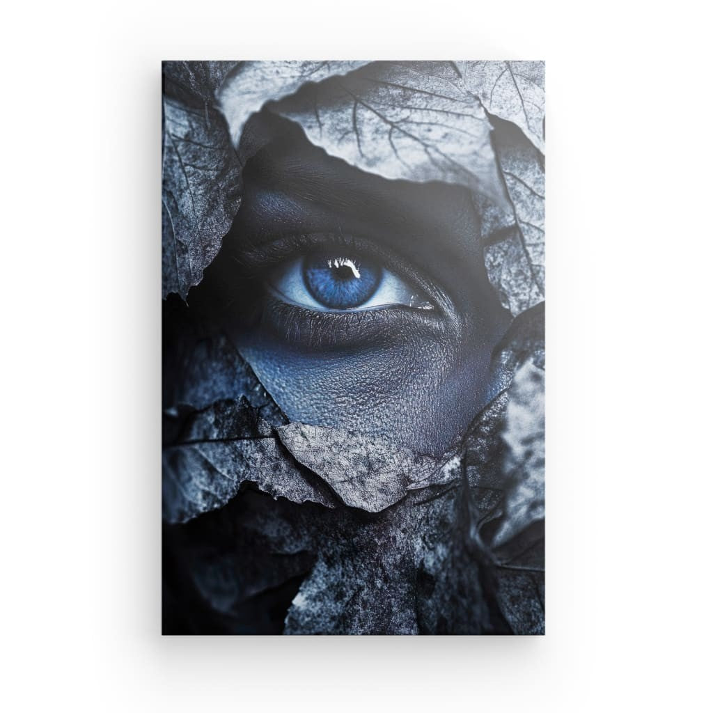 Wandbild Blau Mystischer Blick