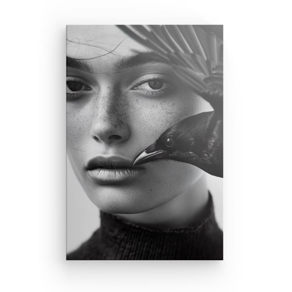 Modern Canvas Silent Conversation