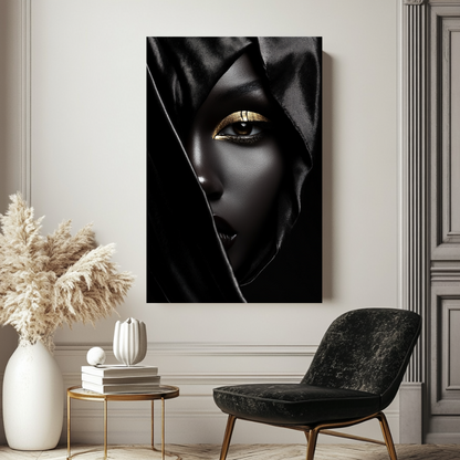 Mysteriöser Goldblick Wandbild