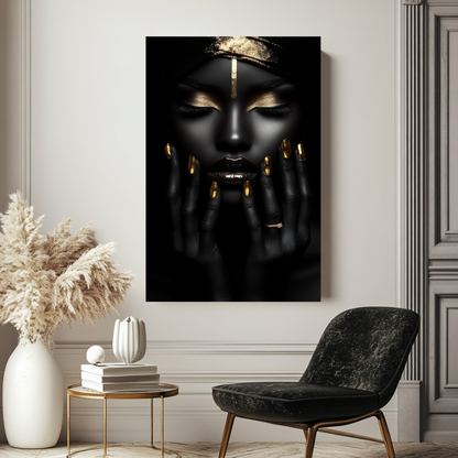 Mystischer Goldhauch Wandbild