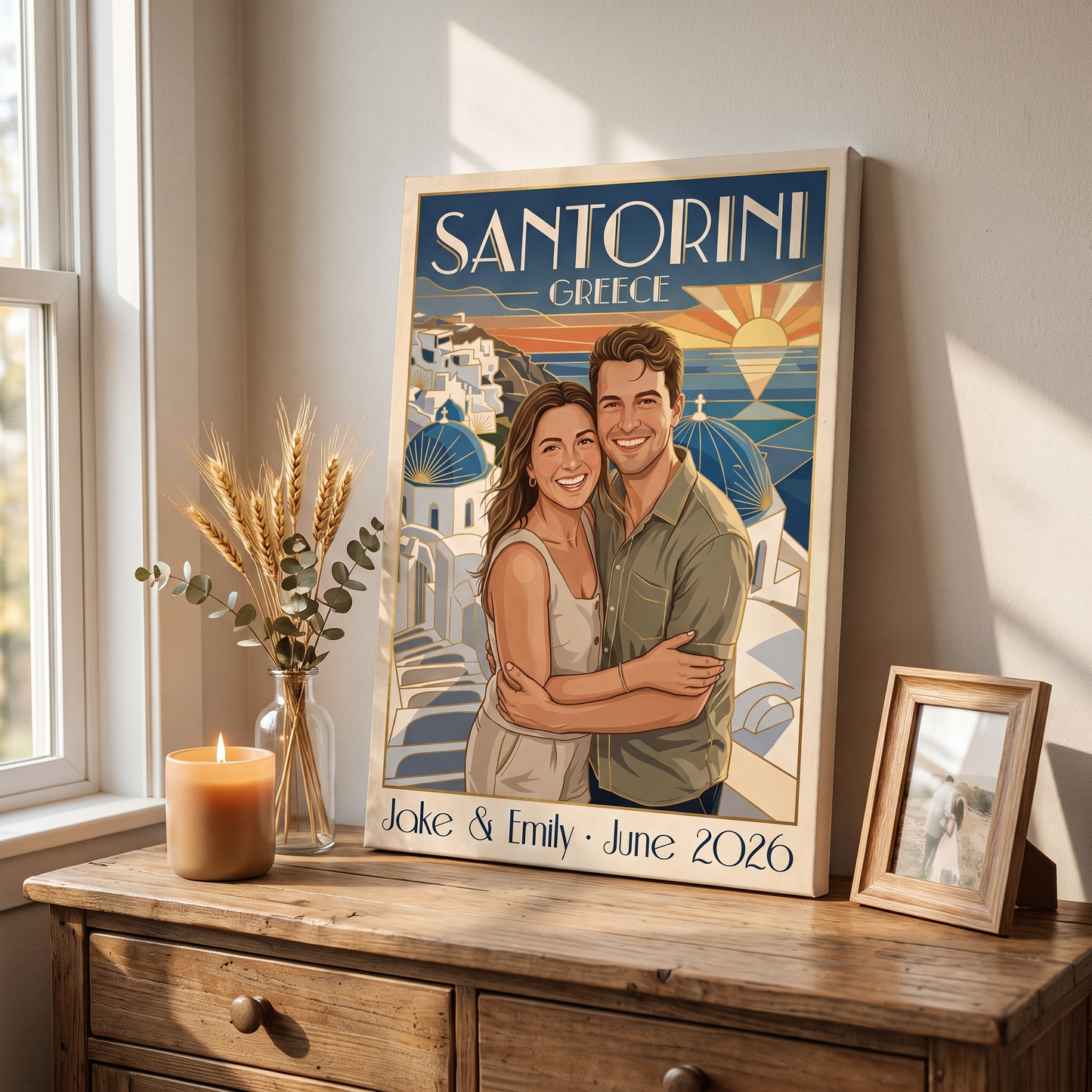 Custom Vintage Travel Poster