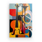 Wandbild Abstrakt Kubistischer Jazz