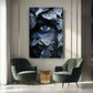 Wandbild Blau Mystischer Blick