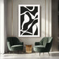 Wandbild Modern Abstrakte Kurven