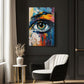 Wandbild Wohnzimmer Farbenfroher Blick