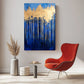 Wandbild Wohnzimmer Goldener Wald