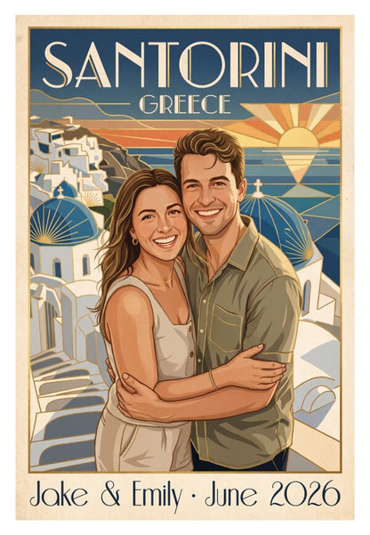 Custom Vintage Travel Poster