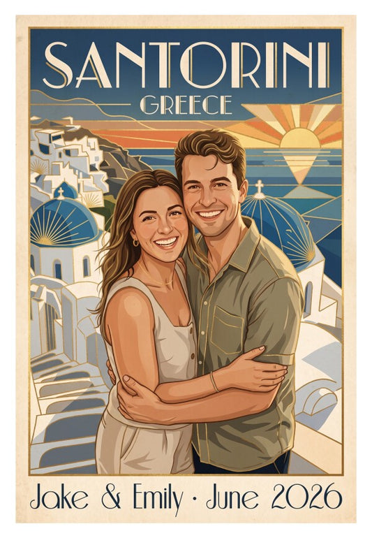 Custom Vintage Travel Poster