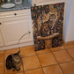 Custom Cat Portrait Canvas – Art Nouveau Style